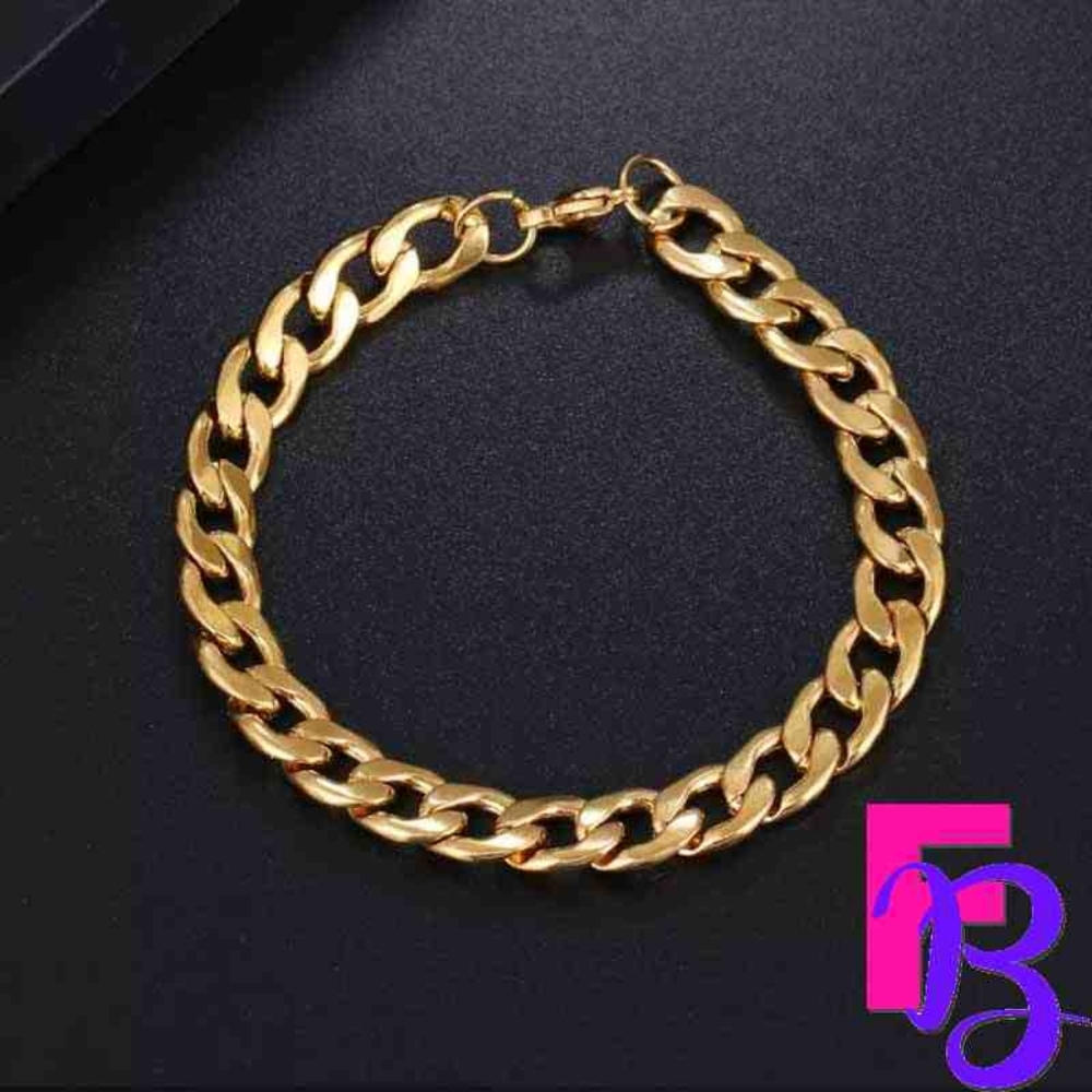 8 inch Gold Miami Cuban Bracelet